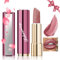 Likesing 1 Pièces Pailleté Rouge a Levre Longue Tenue Rouge a Levre Nude Rose Rouges à Lèvres Sans Transfert Brillant à Lèvres Rouge Lipstick Lip Gloss Kit Femme Fille Maquillage Coffret Cadeau Noël
