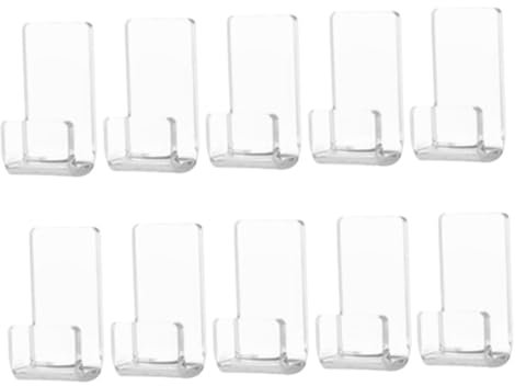 Ciieeo Vinyl Record Organizer Wandhalterung Pcs Acryl Record Kleiderbügel Einfach Zu Installieren Multi-funktionale Display Rack