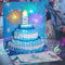 LUZOON Geburtstagskarte mit Musik, 3D-Geburtstagskarte mit Feuerwerk und Blowable LED Licht Kerze, Geburtstagskarte mit Lichtern, Geburtstagsgeschenk für Eltern, Liebhaber und Kinder (Blau)