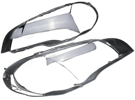 MHVQO Front Scheinwerferabdeckungen Transparente Auto für BMW X5 E70 2007-2013 | Scheinwerfer Shell Links Rechts Lampenschirm,A/Left and Right