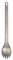 Lifeventure Titanium Long Handled Spork – Ultra Lightweight Extra-Long Spoon Ideal for Camping Or Travel, Silver