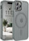 ORDA Magnetic Case for iPhone 15 Pro Max Case,Translucent Matte Back Slim for iphone 15 pro Max phone case,Military Grade Drop Proof Hard Back Protective Cover 6.7-Deep Grey