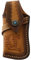 Handcrafted Leather Knife Sheath, Large Folding Knife Holder, Western Concho, Floral Tooling Design