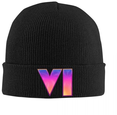 SDFXCDR warm im Winter GTA VI Strickmütze Damen Herren Mützen Wintermützen Neue warme Mützen