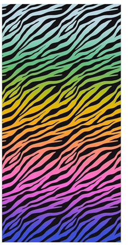Egeria Strandtuch Zebra bunt