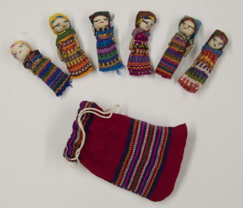 unbekannt Sorgenpüppchen, 6 Stück im Beutel