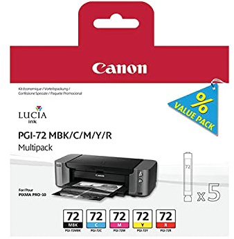 Canon PGI 72 MBK original Tintenpatrone Schwarz Mate für Pixma Drucker PRO10 PRO10S