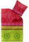 CelinaTex Fashion Bettwäsche 155x200 cm 2teilig Baumwolle, Bettgarnitur für Sommer und Winter, Ganzjährig, Bettbezug, Bettenset, Schöner Wohnen Lindsay Blumen Grün Rot