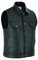 Gaudi-Leathers Motociclista Gilet in Pelle Biker Giacca Moto L