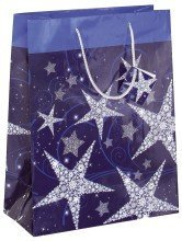 Sigel GT025 Geschenktragtaschen und Flaschentragtaschen Weihnachtsmotiv Geschenktragetasche