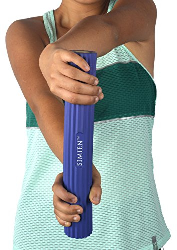 SIMIEN Flexible Rubber Twist Bar - 3 Resistance Bar Levels In 1 - Tennis Elbow, Golfer's Elbow, Tendinitis, Works With Brace & Sleeves - Flex & Twist Elbow, Wrist, Forearm Pain Relief - 2 BONUS eBooks