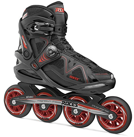 Roces Herren Inliner Gymnasium 2.0, Black/red, 41, 400803-001