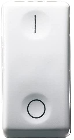GEWISS 20503 INTERRUTTORE BIPOLARE 16AX - 1M BIANCO SYSTEM