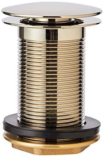 Bristan W BASIN05 G Round Clicker Basin Waste Unslotted G, Gold