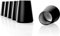 Stölzle Lausitz Gobelets Noir/Argent Power 6pcs, 380ml – Verres modernes pour eau, vin, cocktails & jus – Cristal de haute qualité, résistants & lavables au lave-vaisselle – Fabriqué en Allemagne