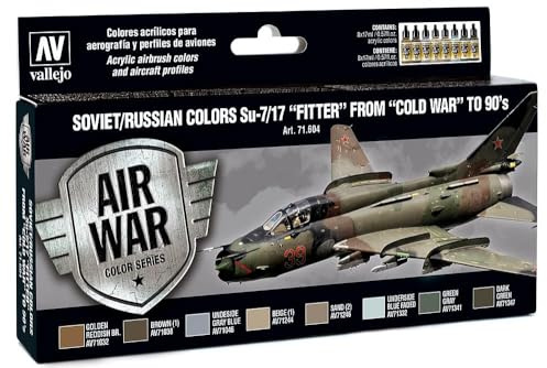 Vallejo AV Model Air Set -Soviet Su-7/17 Fitter to 80's