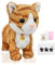 Smalody Interactive Plüschtiere, Neuheit Sound Control Elektronische Katze Elektronische Haustiere Roboter Katze Geschenk für Kinder