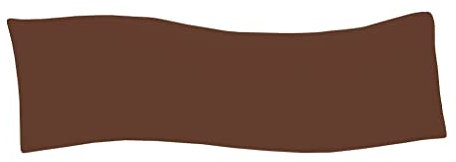 Dukal | Bezug für Billerbeck Sinus Seitenschläferkissen | 30x130 cm | aus hochwertigem DOPPEL-Jersey | 100% Baumwolle | Farbe: braun