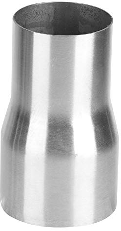DEWIN Adaptateur de Tuyau D'échappement, Pièce Modifiée Universelle de Réducteur D'adaptateur de Tube de Connecteur de Tuyau D'échappement D'acier Inoxydable(63MM / 76MM)