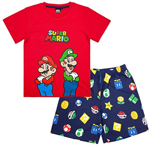 SUPER MARIO Pyjama Kurzarm Schlafanzug
