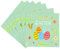 POPOYU Tovaglioli di carta a forma di coniglietto pasquale, 20 pezzi, per feste di Pasqua, per bambini, decorazioni per feste, colore verde, tovaglioli di carta con uova e coniglio, per Pasqua, per