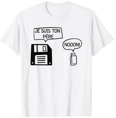 Je suis ton papa USB-Stick, Geschenk Humor, Geek, Erwachsene T-Shirt