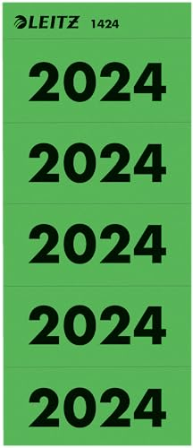Inhaltsschild 2024 Leitz, selbstklebend, 100 Stück, grün