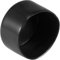 Boxonly Gummi-Endkappen, 50 mm, ID, Vinyl, rund, schwarz, 4 Stück