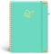 HAKACC A5 College Block Liniert, 80 Blatt/160 Seiten A5 Notizblock, PVC-Hardcover, 15 x 20,5 cm –Grün