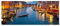 wandmotiv24 Leinwandbild Canale Grande Venedig 120x50cm (BxH) M0252