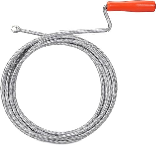 Taylor & Brown Professional Drain Unblocker 5M (16.4 ft) with Claw (9 mm), Flexible Plumbing Snake, Sink Unblocker and Drain Unblocker Tool, Drain Auger Spring with Claw