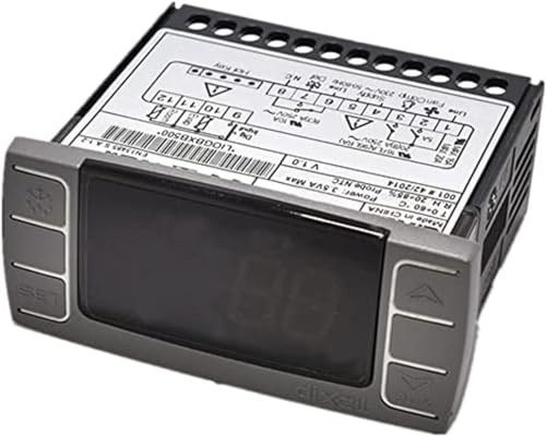 Dixell XR02CX-5N0C1 230V / 50-60HZ Controlador de termostato de temperatura digital Nevera Congeladores con Descongelación de ciclo apagado para aplicaciones de refrigeración a temperatura normal
