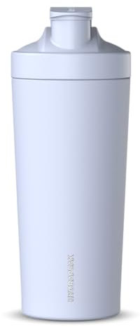 Hydrapeak Isolierte Protein-Shaker-Flasche, Edelstahl, Eisberg, 2,2 l, Fitnessstudio, unterwegs, Protein-Shake-Mixen, 750 ml