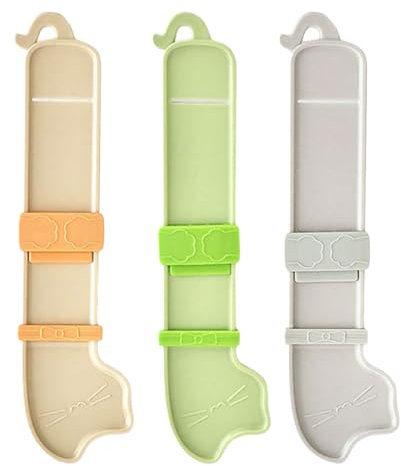 ZAYIUKI 3 Piezas de exprimidor de Comida para Mascotas,alimentador para Gatos,exprimidor de golosinas,Herramienta de Control de alimentación de Comida húmeda,alimentador húmedo para Mascotas