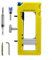 Bulevisiter Door Hinge Kit,Door Hinge Installation Kit,Adjustable Cabinet Door Installation Positioner,Door Hinge Router Template,Door Hinge Jig Kit