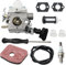 Carburateur de rechange BR200 pour souffleur de feuilles de sac à dos Stihl BR 200 BR200, carburateur C1M-S219 C1M-S201 avec évent de réservoir 00003505800