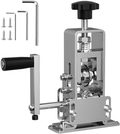 MOOTACO Manual Wire Stripping Machine,1-20 mm Wire Stripping Machine with Hand Crank,Cable Stripping Machine for Scrap Copper Recycling