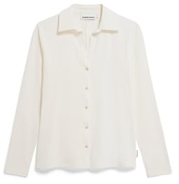 ARMEDANGELS Damen Bluse aus Bio-Baumwoll Mix NALAANNIA Slim Fit