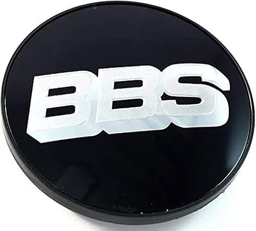 lvjiena 4 stück Auto Radnabenkappen für BBS 70 mm, Wasserdicht Verschleißfest Radnabe Abdeckung mit Logo Nabenkappen Reifen Felgen Aufkleber