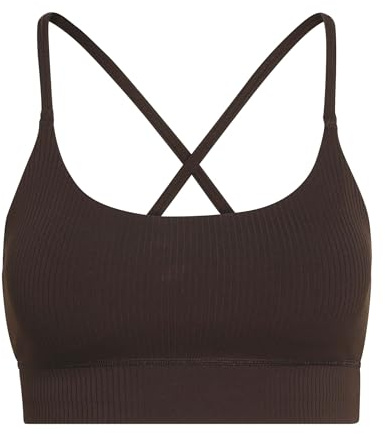 adidas Women's All Me Light Support Rib Bra Longline Sport-BH