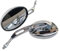Motorrad-Seitenspiegel Motorrad Oval Chrome Rückspiegel Universal Motorrad Seite Spiegel FÜR Ya&maha Xt 600 Virago 125 Virago 535 Virago 1100