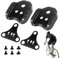 Adaptador De Calas para Zapatillas De Ciclismo,Adaptadores para Conversión De Zapatos De Ciclismo - Convertidor Metálico para Pedales Unisex Uso En Carretera Y Interior