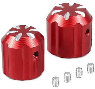 UYCHYTQR Tankdeckel OEM 3C0820581 3C0820231 Klimaanlage Ventilkappe Für SEAT Für Leon 1P 2006-2013 Für Leon 5F 2013-2020(Rot)