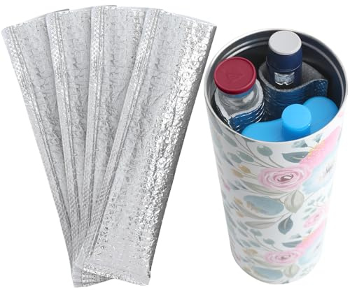 YOUSHARES Insulinpen-Schutztasche - Aluminiumfolien-isolierte Hüllen kompatibel mit Diabetes-Pens & Peptidfläschchen, Medizin-Organizer-Schutz für Diabetes-Kühlbox-Reisetasche, 4 Stück