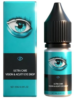 Eye Drops - 10Ml Moisturizing Solution,Contact Lens Wearers Eyedrops | for Reading Work Travel Morning Screen-Time Home Workplace Daily Night Study