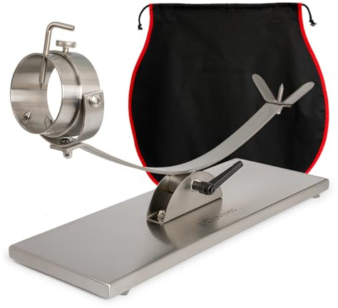 Soporte Jamonero Basculante Profesional con Cabezal Giratorio en Acero Inoxidable (3C Acero)