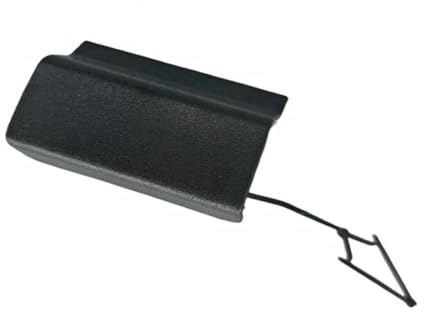 Tappo di copertura del gancio di traino for Alfa Giulietta 2010-2021 Paraurti posteriore Rimorchio Copri occhi di ricambio Materiale ABS nero compatibile con OEM 156119122