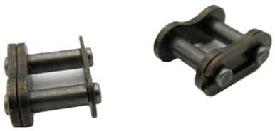 Lecreatekit Maillon de chaîne fendu pour 25H 47cc 49cc pour mini quad, Pocket Bikes & Dirt Bike - Acier Break King Link 6mm Largeur, 11x6x4mm, 10g par pièce