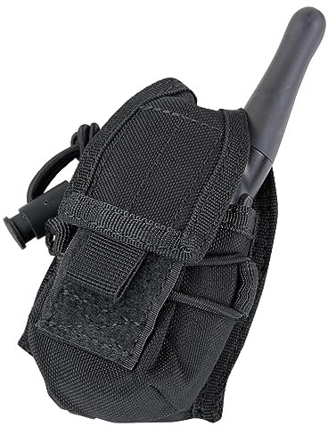 Condor Tactical Guard HHR Radio Pouch Holster MOLLE System Airsoft Webbing Black