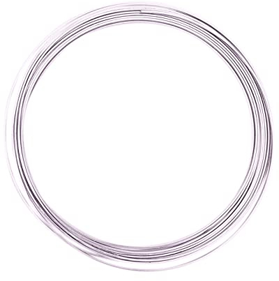 Vaessen Creative Aludraht Flach Schmuck 3,5 x 1 mm x 5 Meter | Biegsam Schmuckdraht Hell Violett, Aluminium, Soft Lilac, 500 x 0.35 x 0.1 cm, 5